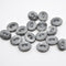 Button - Pearlised Smoke Oval – 12mm
